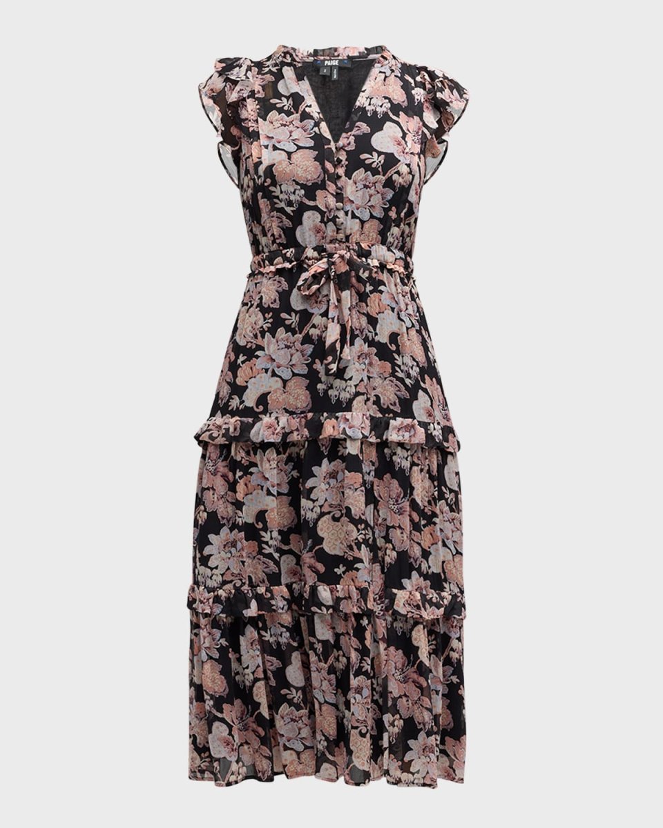 Rozlyn Floral Midi Dress