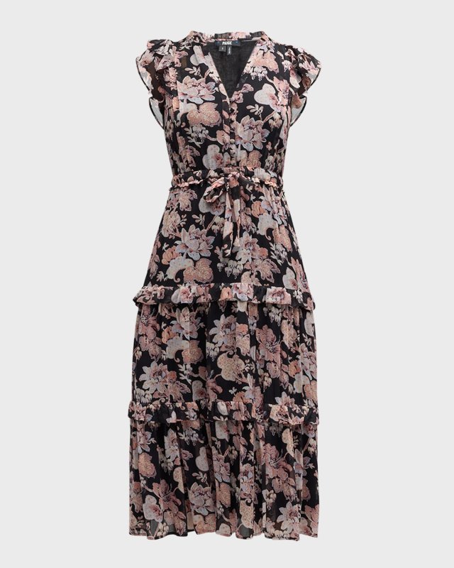 Rozlyn Floral Midi Dress