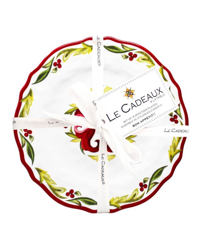 Vischio Appetizer Plates, Set of Four