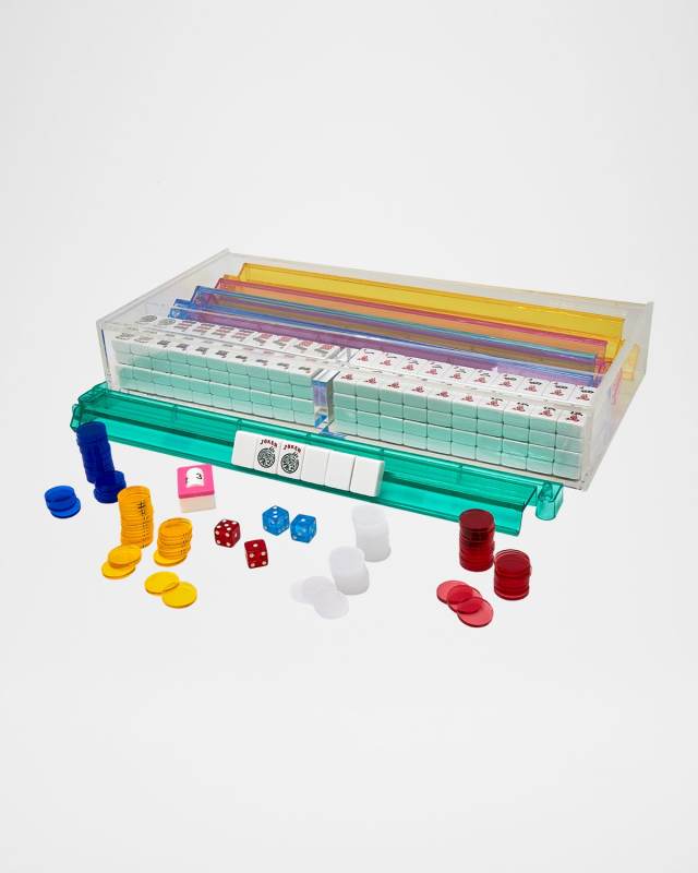 Acrylic Mahjong Set