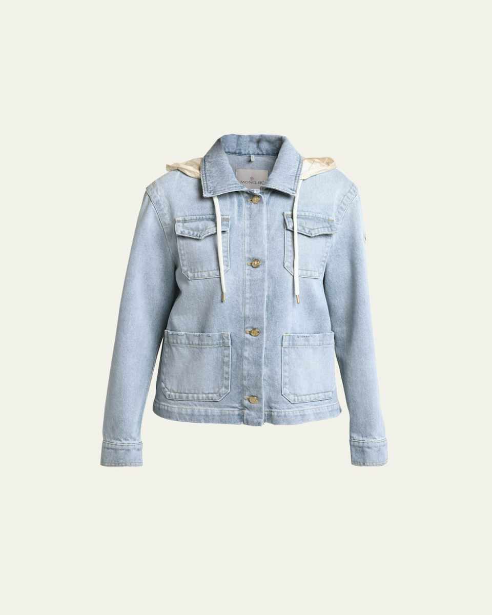 Melissa Hooded Denim Jacket