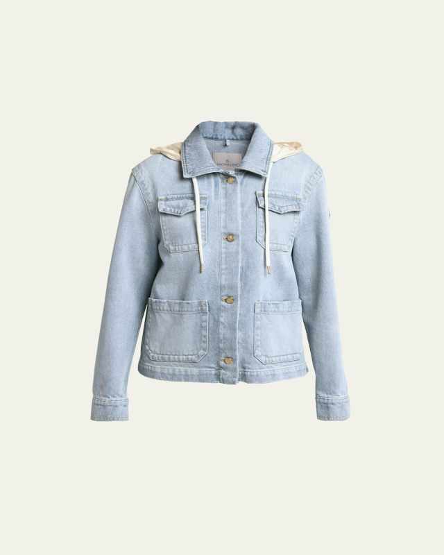 Melissa Hooded Denim Jacket