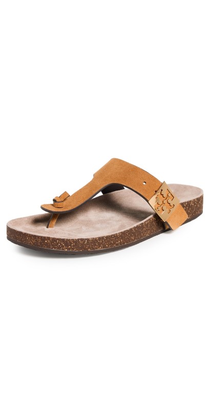 Tory Burch Mellow Thong Sandals Rhum / Avola