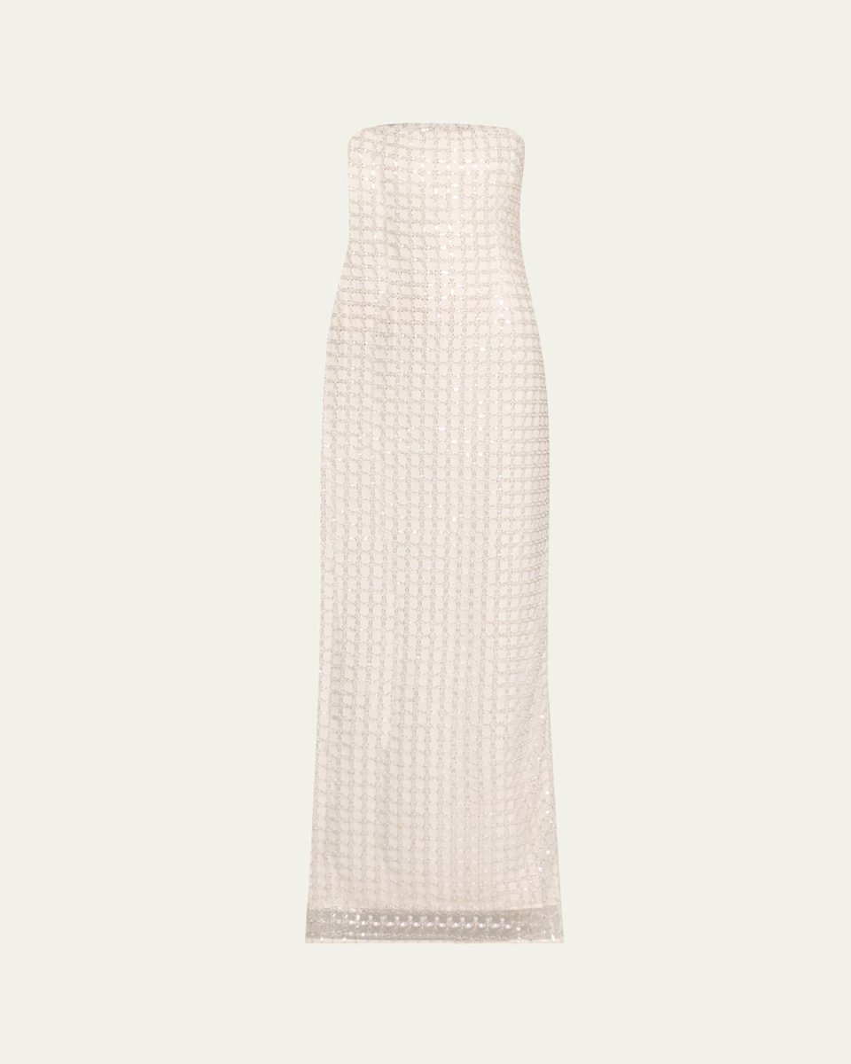 Reign Strapless Column Gown