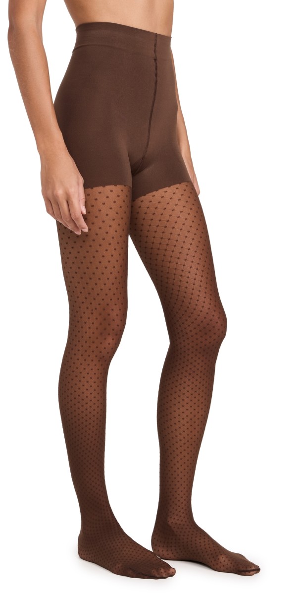 Wolford Control Dots Tights Umber