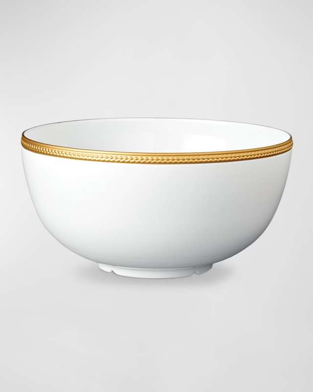 Soie Tressee 24K Gold-Plated Serving Bowl