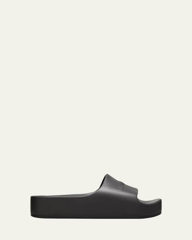 Logo Chunky Slide Pool Sandals