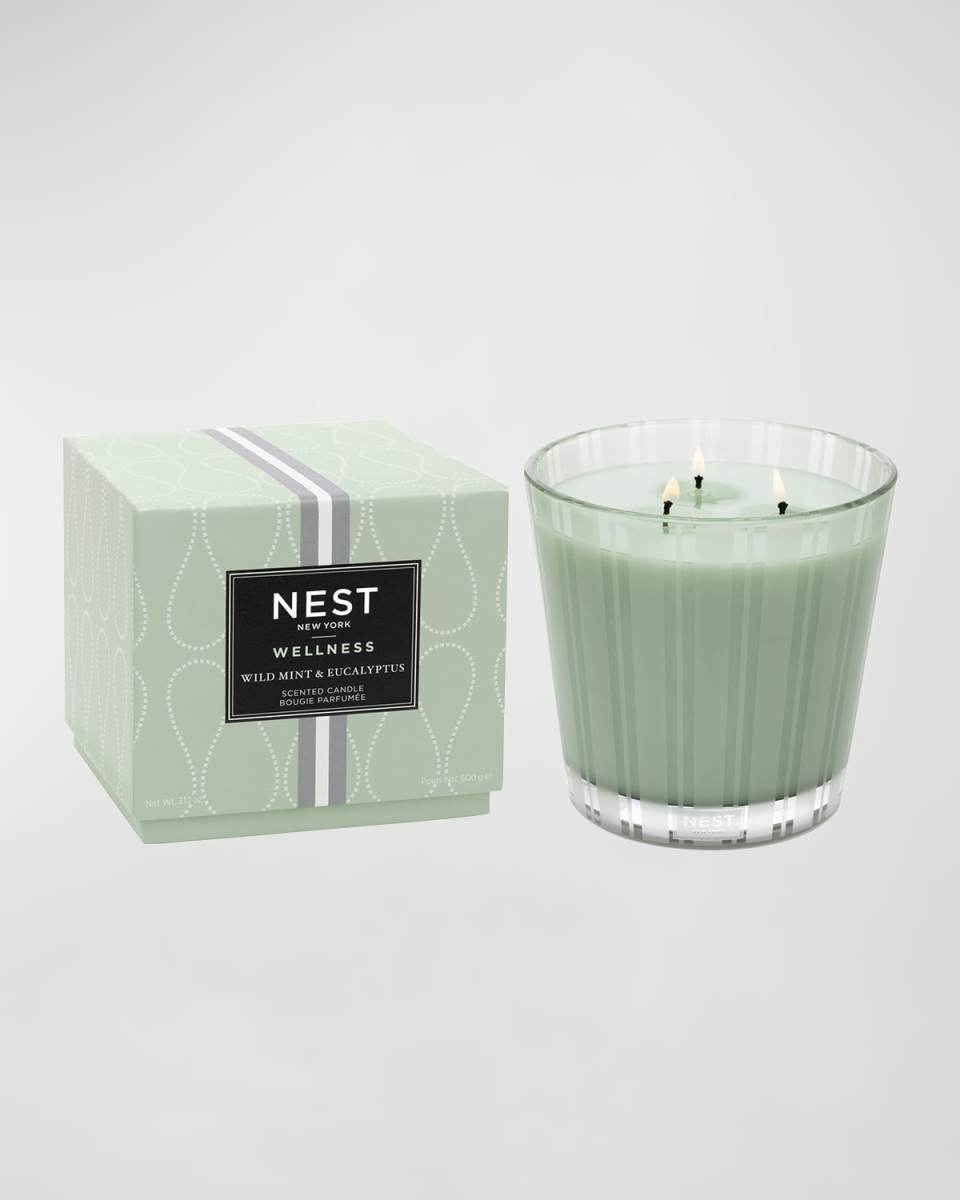 21.2 oz. Wild Mint & Eucalyptus 3-Wick Candle