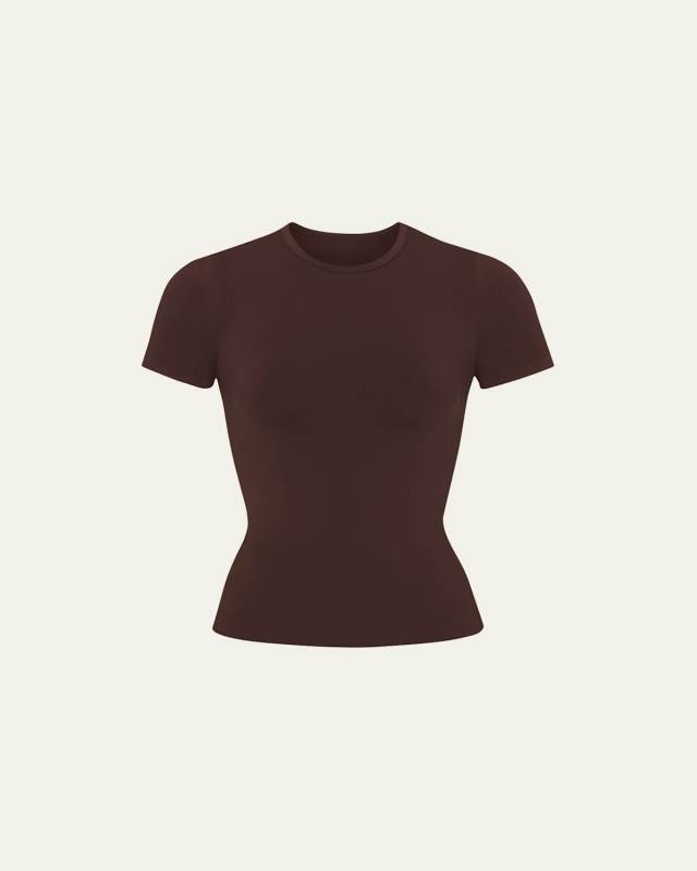 Soft Smoothing Seamless Short-Sleeve T-Shirt