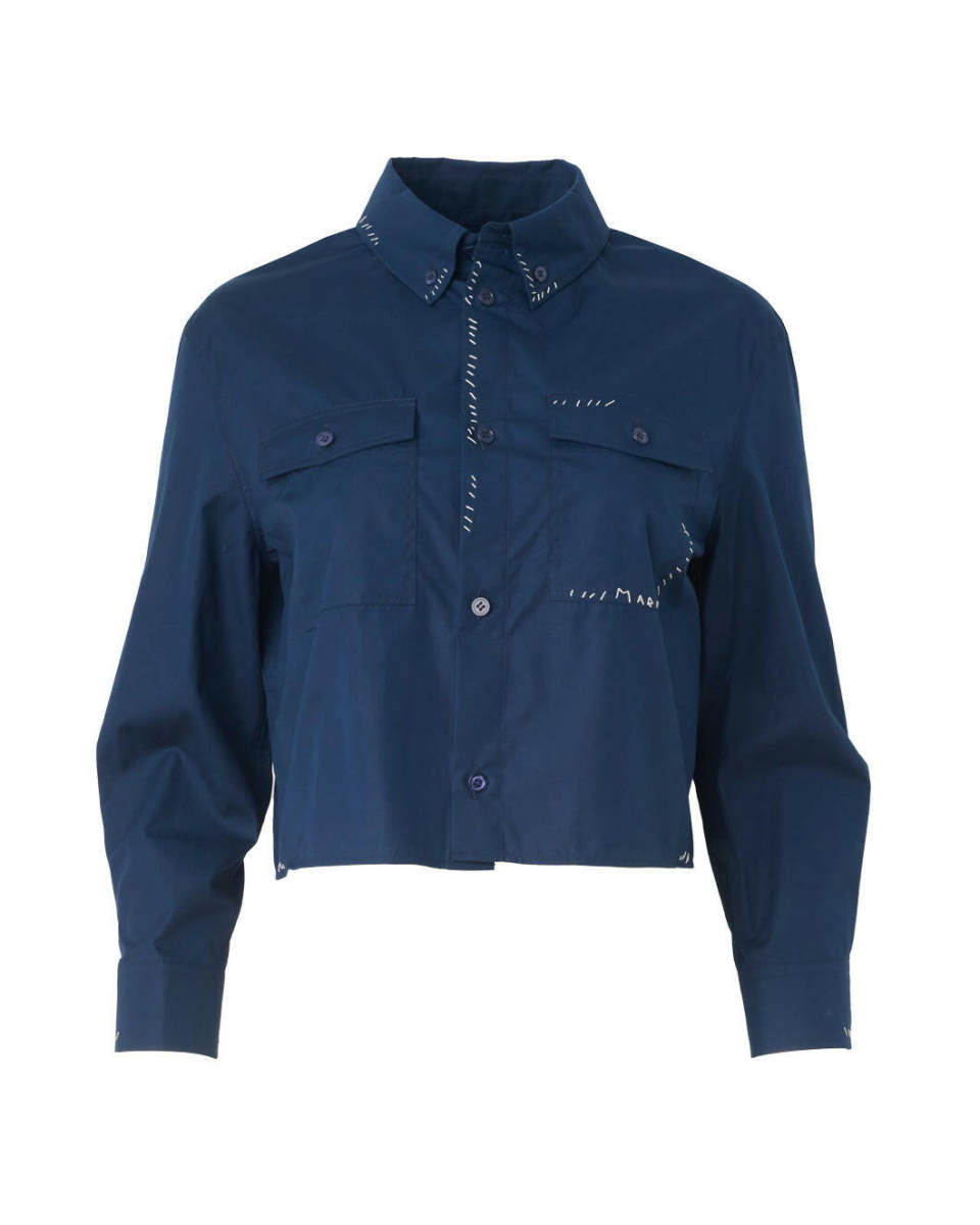 Cropped Button Down