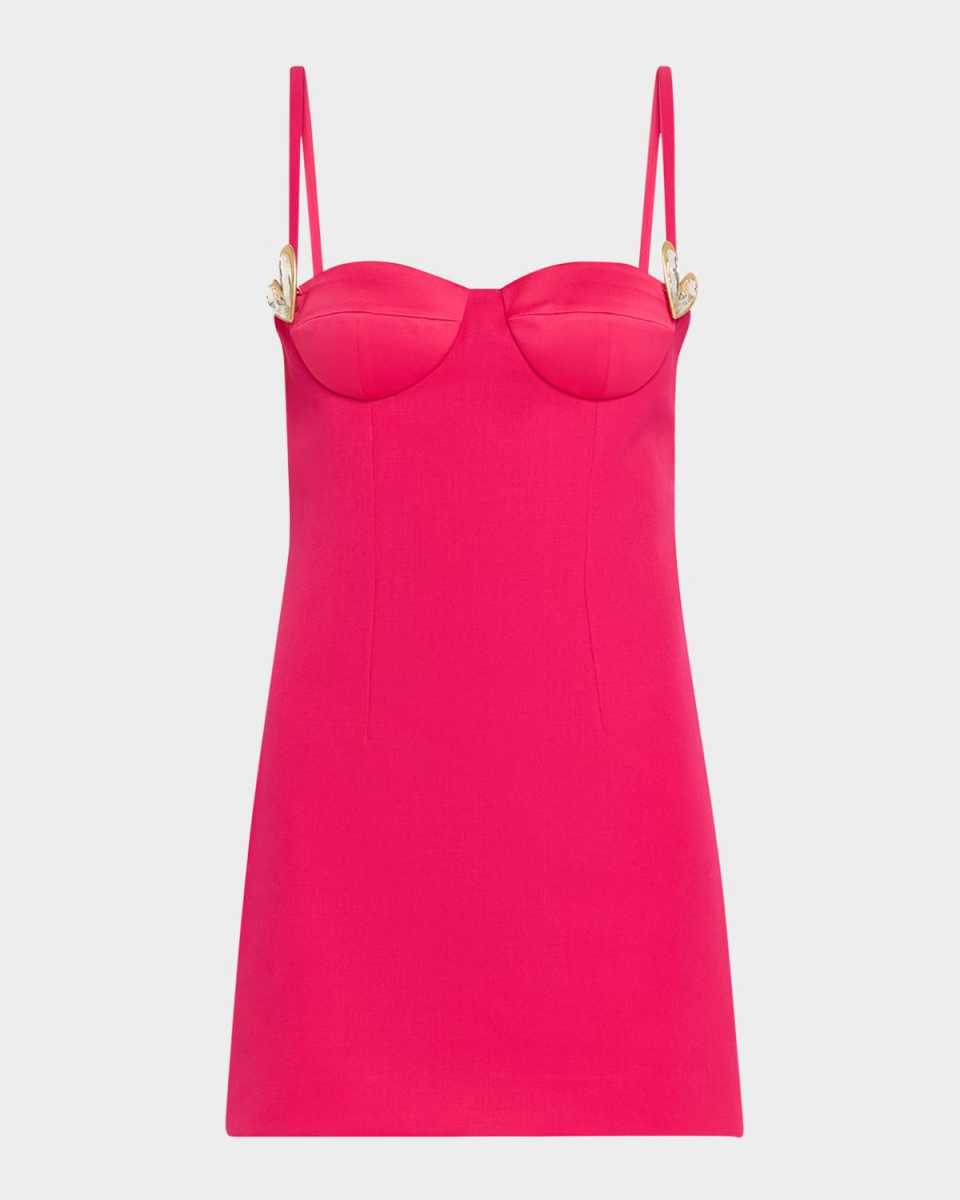 Crystal Heart Mini Dress