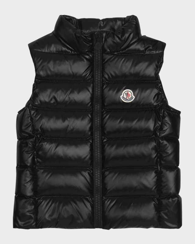 Kid's Ghany Quilted Puffer Down Vest, Size 8-14