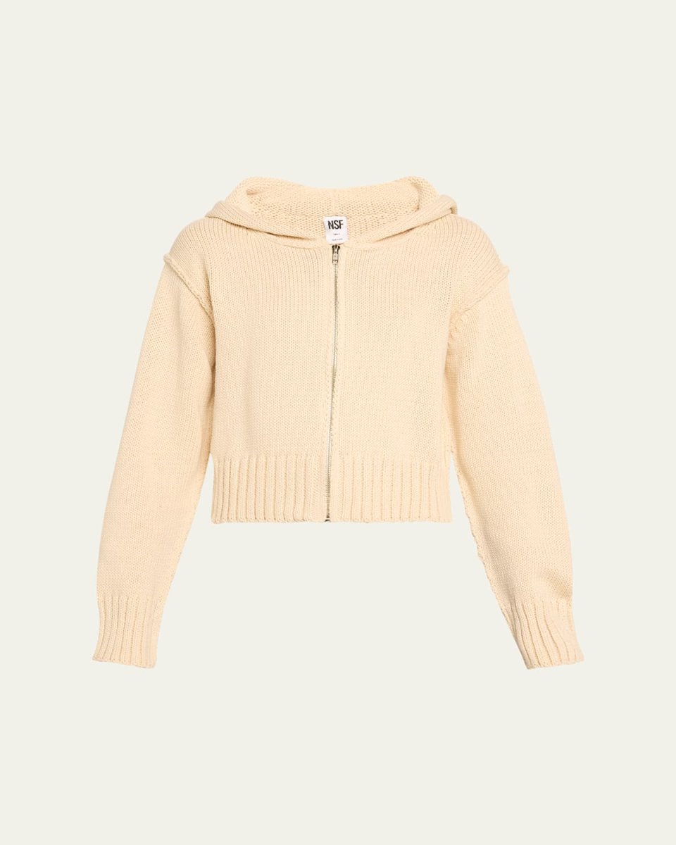 Mills Zip-Front Hooded Sweat