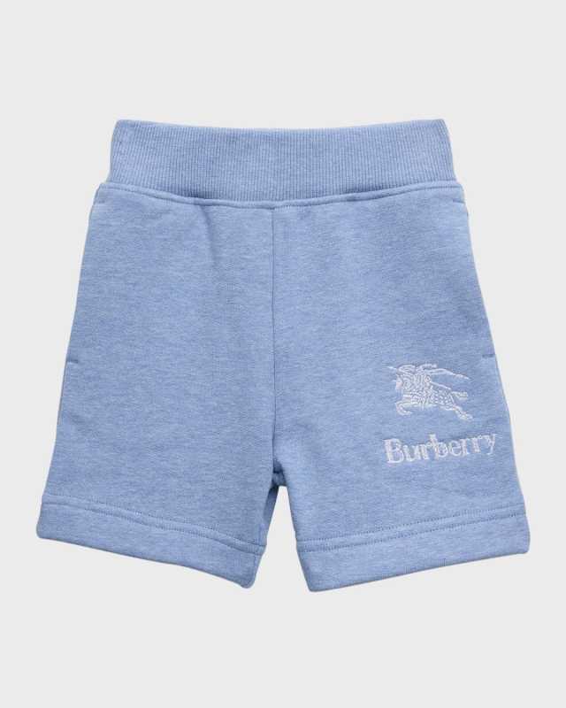 Boy's Norris EKD Loop-Back Cotton Jogger Shorts, size 6M-2