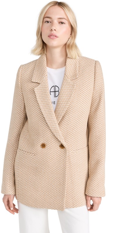 ANINE BING Fishbone Blazer Multi