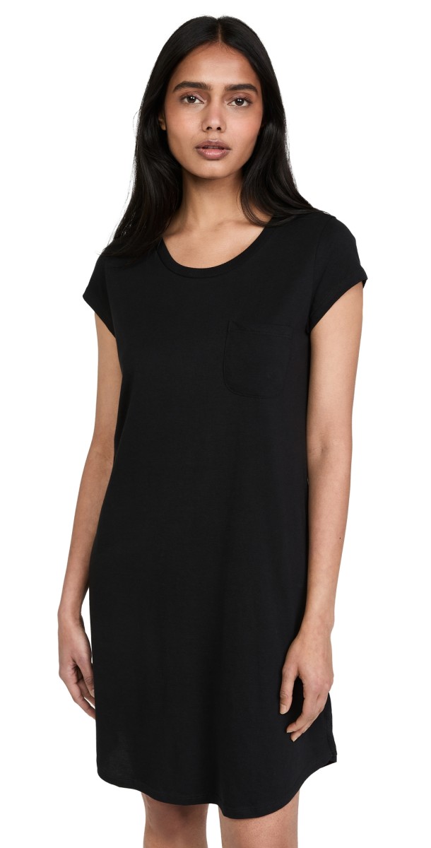 Skin Carissa Sleep Shirt Black