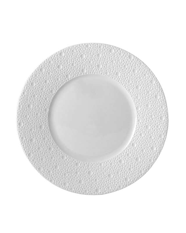 Ecume White Salad Plate