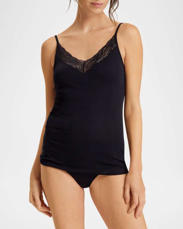Cotton Delight Lace-Trim Cami