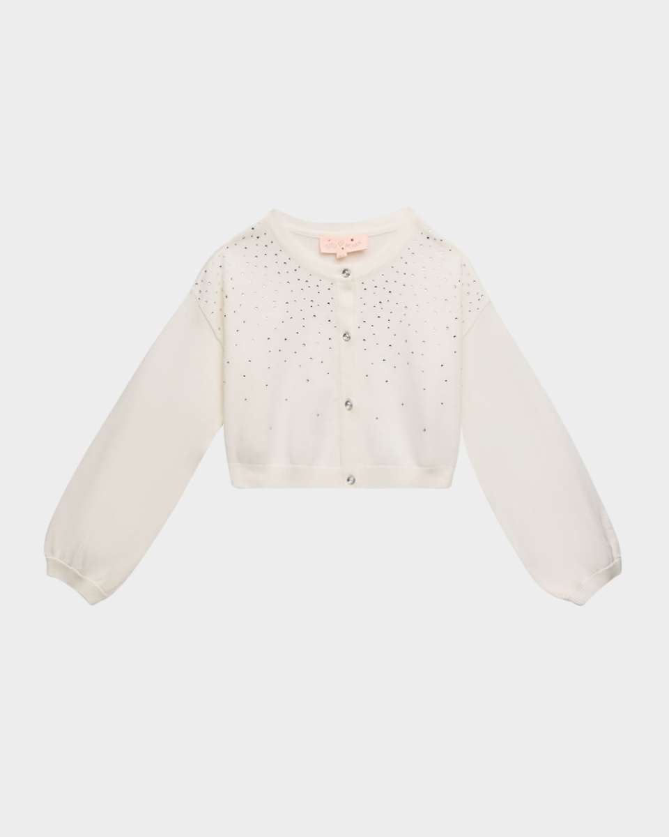 Girl's Embellished Holiday Cardigan, Size Newborn-24