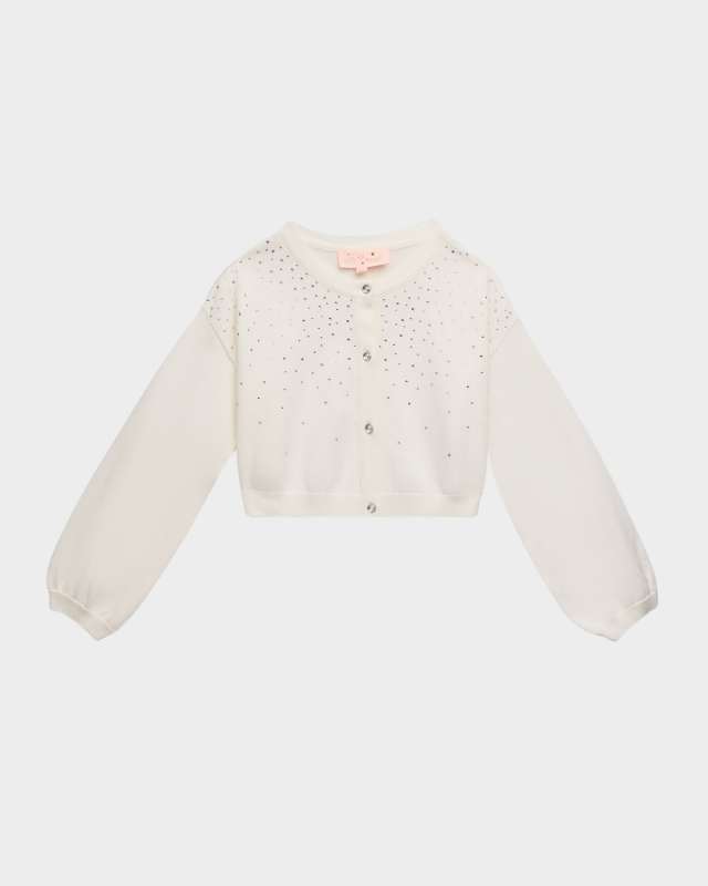 Girl's Embellished Holiday Cardigan, Size Newborn-24