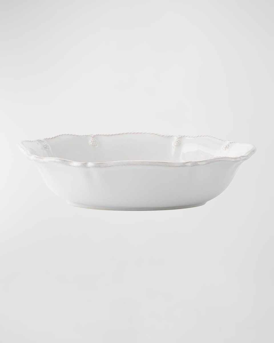 Berry & Thread Whitewash Oval Serving Bowl