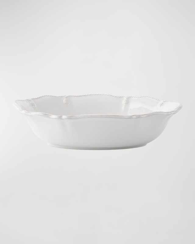 Berry & Thread Whitewash Oval Serving Bowl