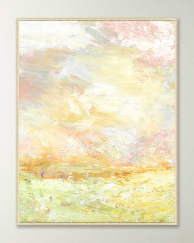 "Fiery Sunrise B" Framed Giclee