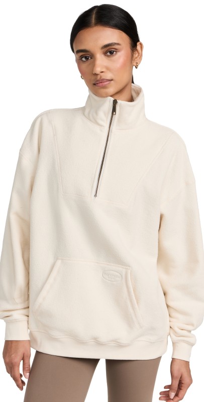 The Upside Regatta Jerome Half Zip Crew Pullover Cloud