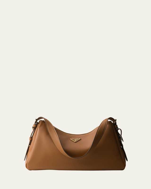 Aimee Grain Leather Shoulder Bag