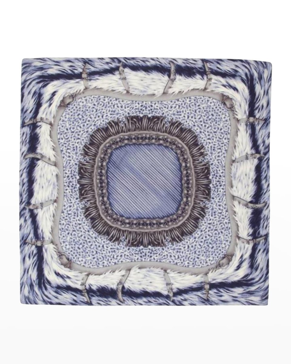 Printed Cashmere-Blend Scarf