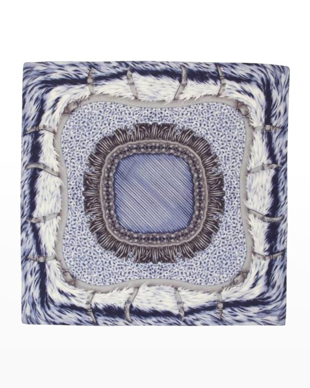 Printed Cashmere-Blend Scarf
