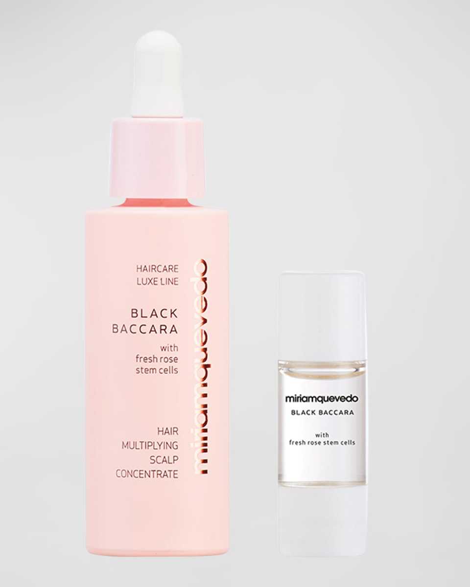 Black Baccara Hair Multiplying Scalp Concentrate + Pre-Treatment Exfoliator