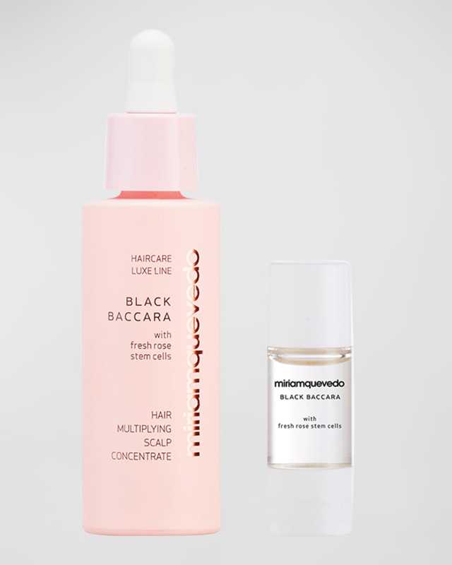 Black Baccara Hair Multiplying Scalp Concentrate + Pre-Treatment Exfoliator