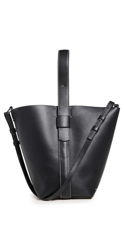 Proenza Schouler White Label Sullivan Leather Bag Black