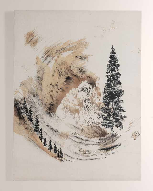"Magical Nature 39" Wood Wall Art Print by Santhosh CH