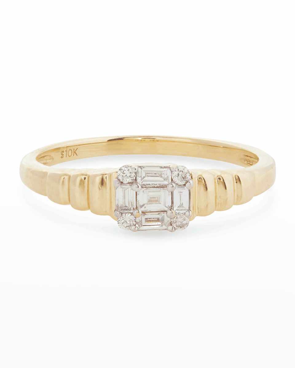 Shield Of Strength Pinky Signet Ring, Size 2.5-