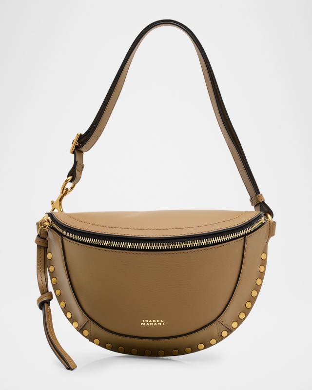 Skano Studded Leather Shoulder Bag