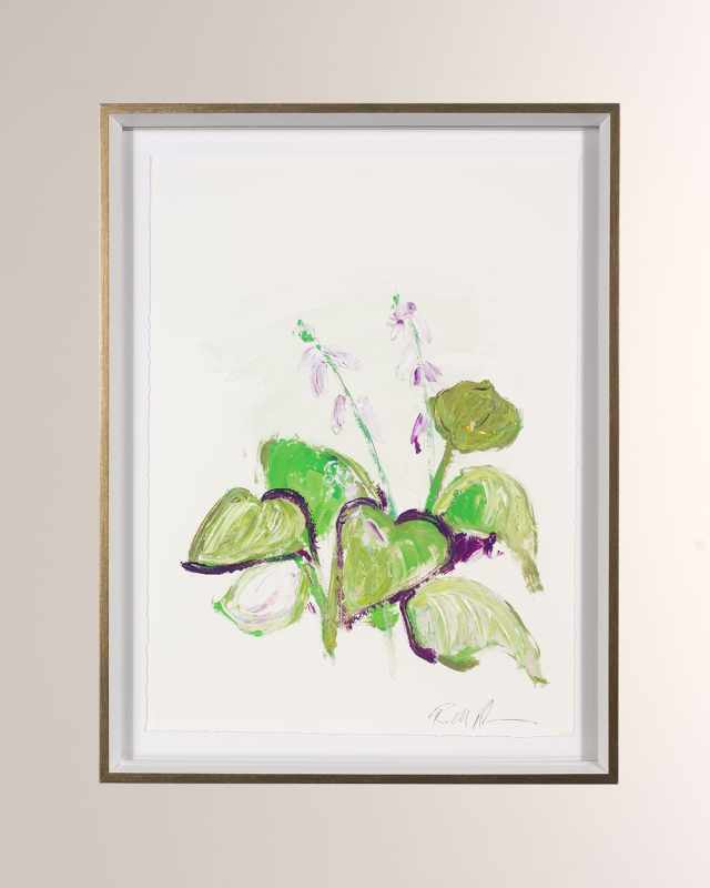 "White Glove Series - Hosta" Art Print by Robert Robinson