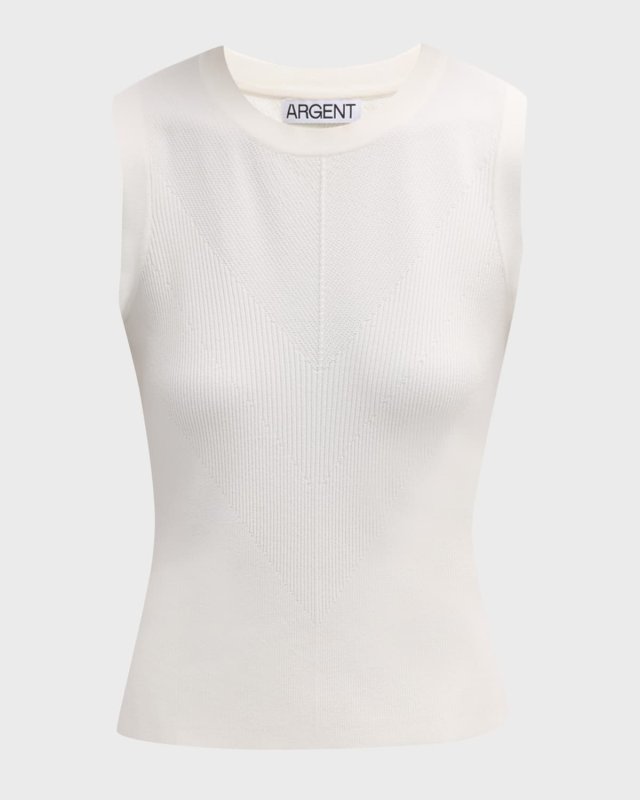 Ribbed Crewneck Tank