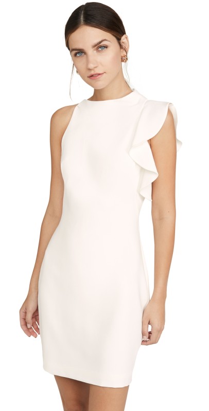 Black Halo Pabla Mini Dress Black