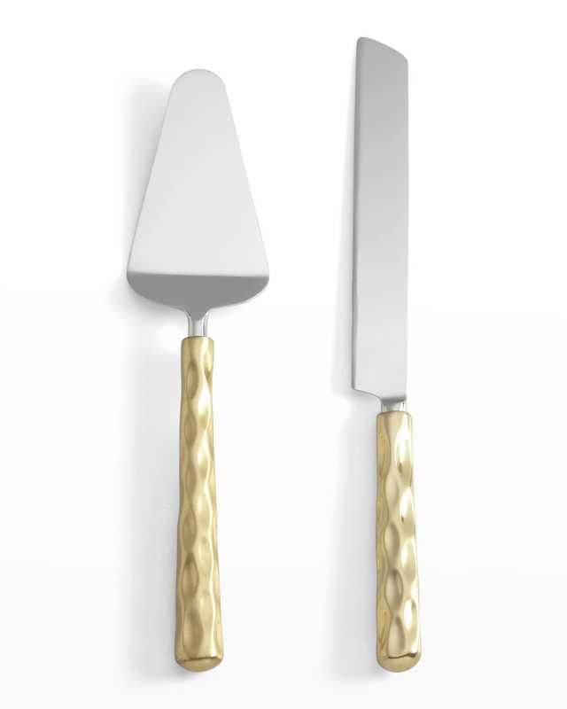 Truro Gold Server & Cake Knife