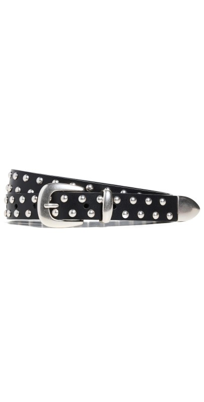 Madewell Stud Western Belt True Black
