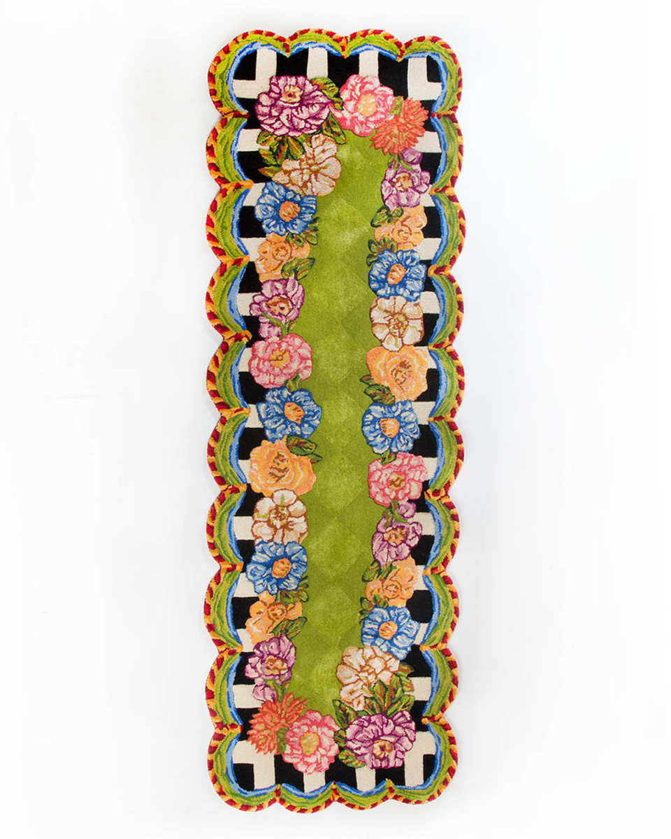 Cutting Garden Rug, 3' x 8'