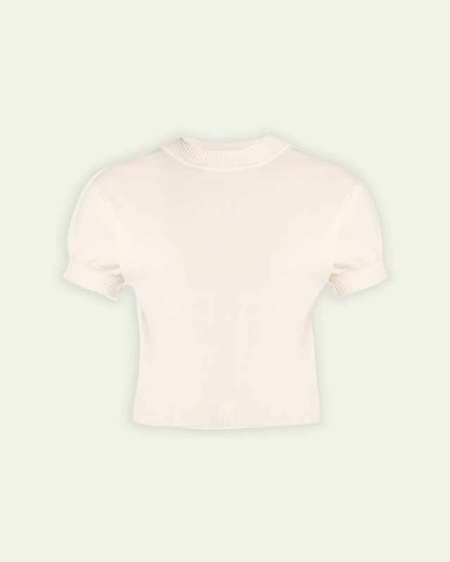 Mock-Neck Knit Top