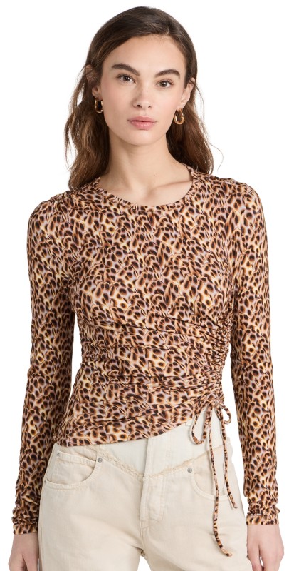 Isabel Marant Étoile Jazzy Top Ochre