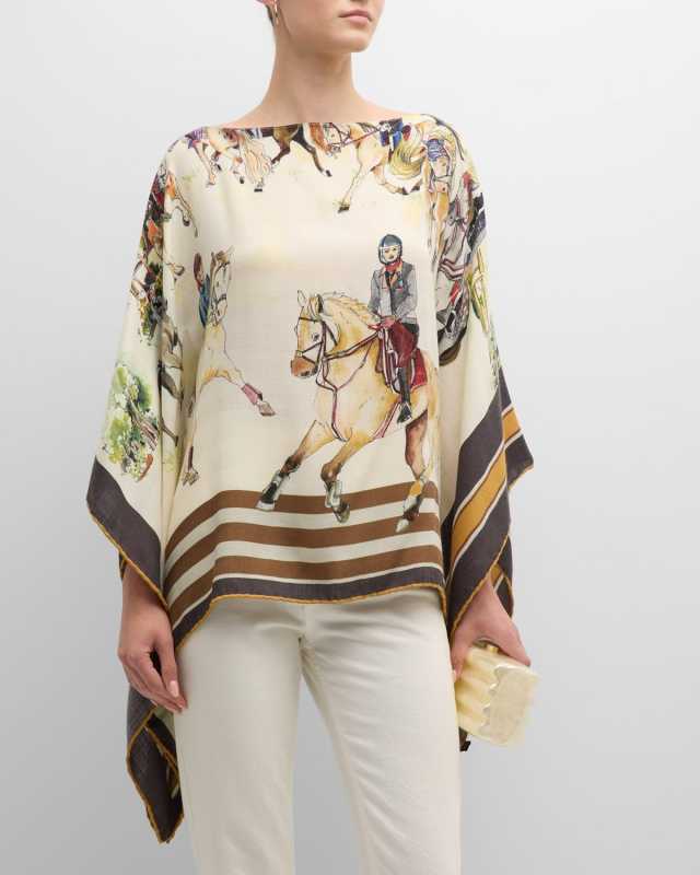 Verona Cashmere & Silk Poncho