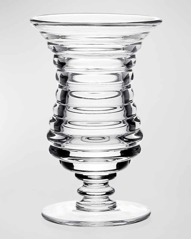 Ripples Footed Vase, 4.75"