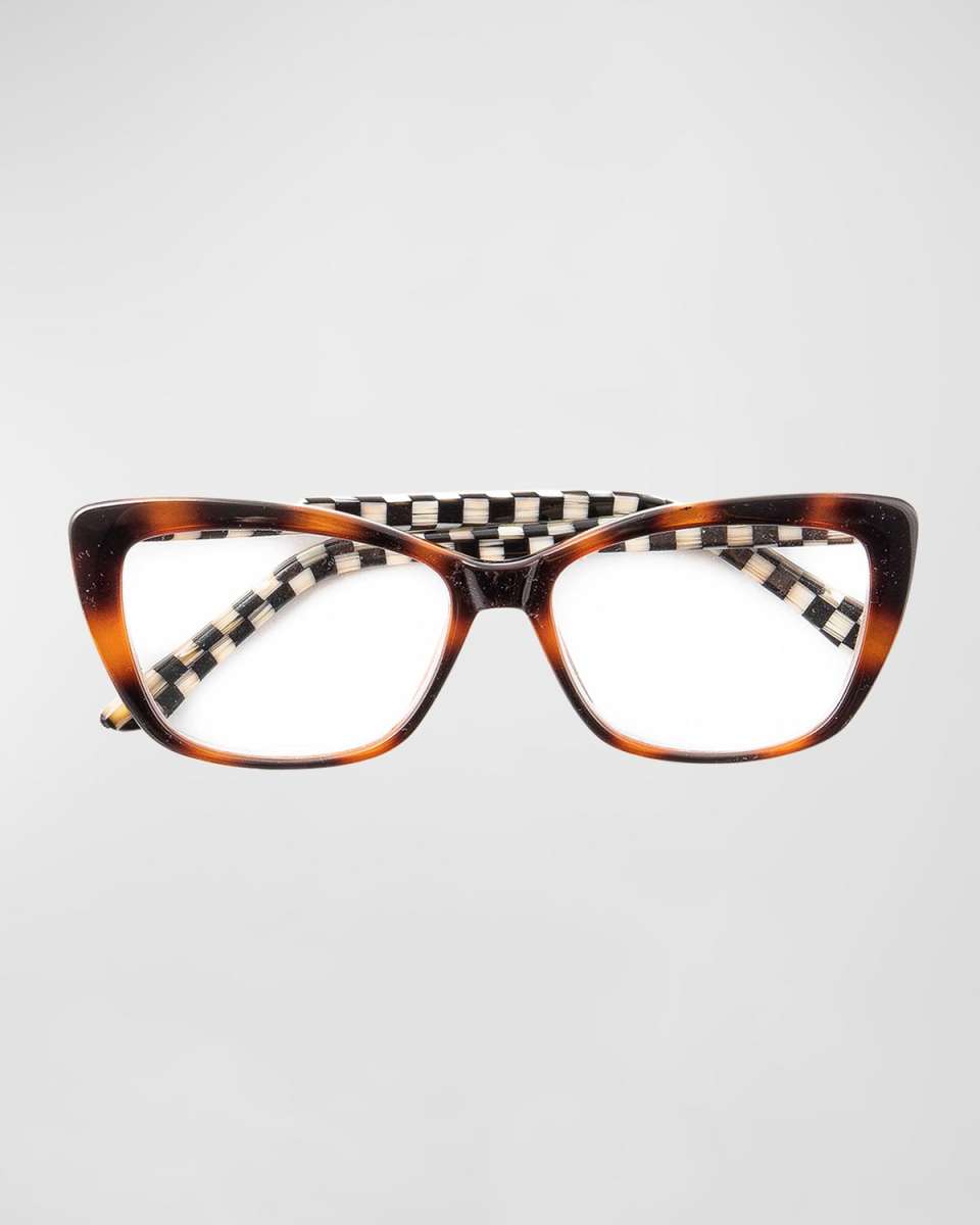 Zoe Plastic Cat-Eye Reading Glasses