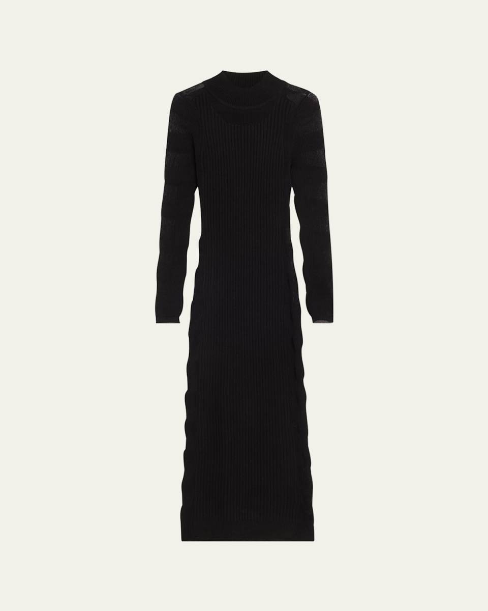 Giovanna Mock-Neck Maxi Dress