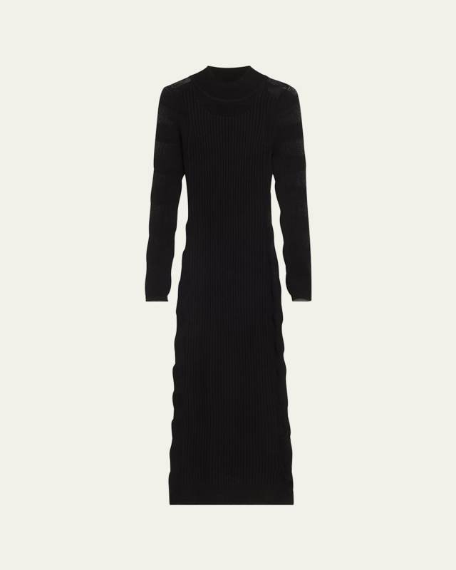 Giovanna Mock-Neck Maxi Dress